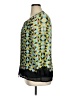 Calvin Klein 100% Polyester Green 3/4 Sleeve Blouse Size XL (estimated) - photo 5