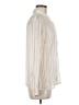 Express Metallic Ivory Long Sleeve Blouse Size M - photo 4