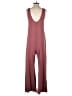 Fabletics Solid Burgundy Jumpsuit Size S - photo 2