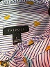 Talbots 100% Cotton Polka Dots Blue Long Sleeve Button-Down Shirt Size L - photo 7