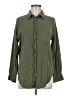 Assorted Brands Solid Green Long Sleeve Button-Down Shirt Size M - photo 1