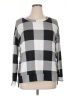 Secret Treasures Checkered-gingham Gray Pullover Sweater Size XL - photo 1