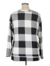 Secret Treasures Checkered-gingham Gray Pullover Sweater Size XL - photo 2