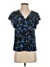 Rebecca Taylor Blue Short Sleeve Blouse Size 0 - photo 1