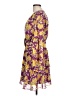 o.p.t 100% Polyester Floral Purple Cocktail Dress Size L - photo 5