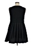 Unbranded 100% Polyester Solid Black Casual Dress Size XL - photo 2
