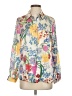Zara Floral Yellow Long Sleeve Blouse Size XS - photo 1