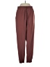 Zella Solid Burgundy Casual Pants Size S - photo 1