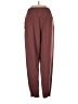 Zella Solid Burgundy Casual Pants Size S - photo 2