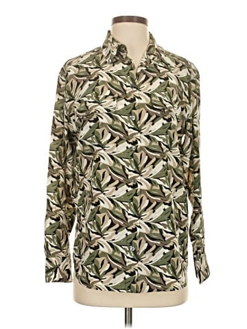 Equipment Long Sleeve Button-Down Shirt (view 1)