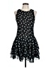 Free People 100% Polyester Polka Dots Black Cocktail Dress Size L - photo 1