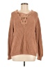 Between Me & You Brown Long Sleeve Top Size M - photo 1