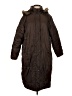 Assorted Brands 100% Polyester Solid Brown Coat Size M - photo 1