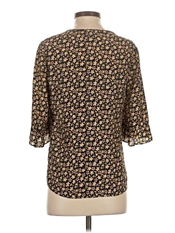 Rebecca Taylor 3/4 Sleeve Silk Top (view 2)
