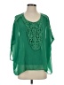 Ark & Co. Green 3/4 Sleeve Blouse Size S - photo 1
