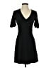 Madewell Solid Black Casual Dress Size XS - photo 1