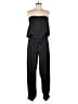Alexis 100% Polyester Solid Black Jumpsuit Size M - photo 1