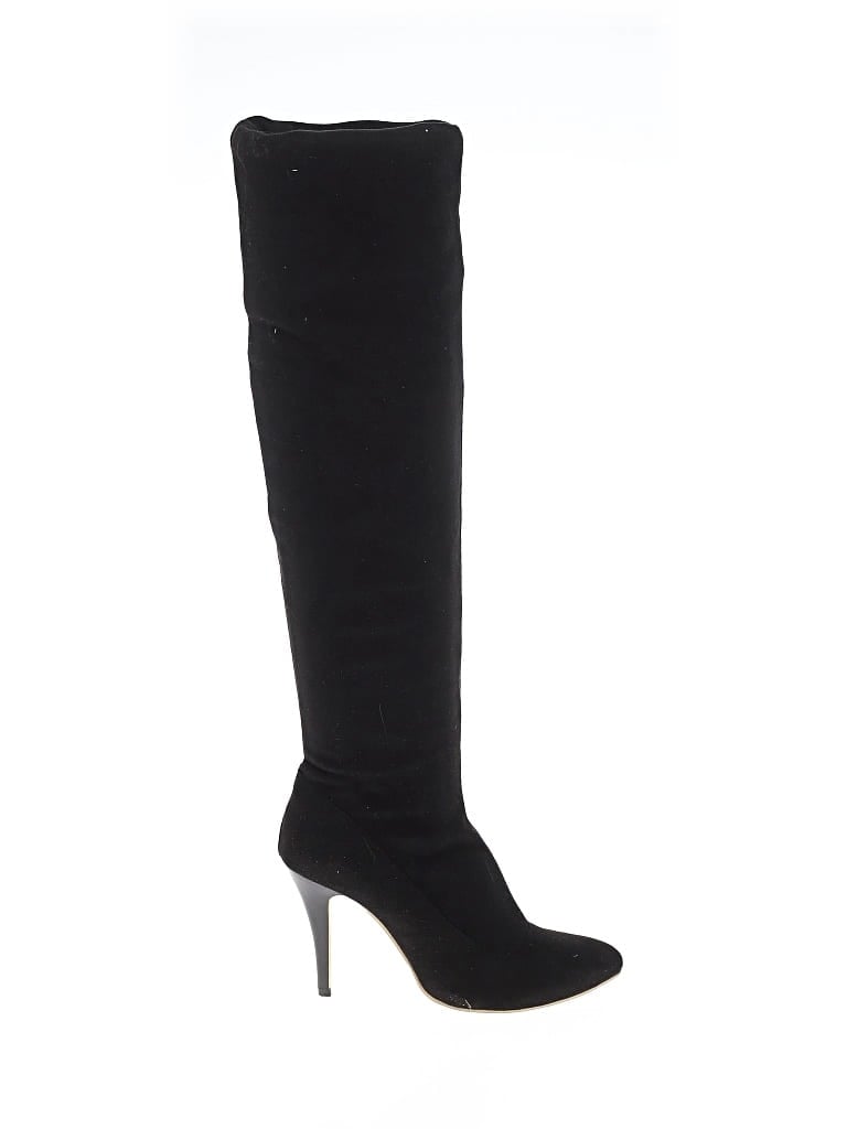 Pre-owned Assorted Brands Boots In Black