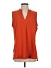 Artex Orange Sleeveless Blouse Size S - photo 1