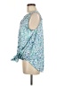 Chico's 100% Polyester Blue Sleeveless Blouse Size Med (1) - photo 5