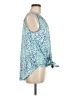 Chico's 100% Polyester Blue Sleeveless Blouse Size Med (1) - photo 4
