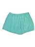 Unbranded 100% Polyester Solid Teal Shorts Size 2X - photo 2