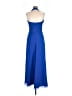 David's Bridal 100% Polyester Blue Cocktail Dress Size 8 - photo 2