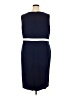 Kasper Color Block Blue Cocktail Dress Size 20W - photo 2
