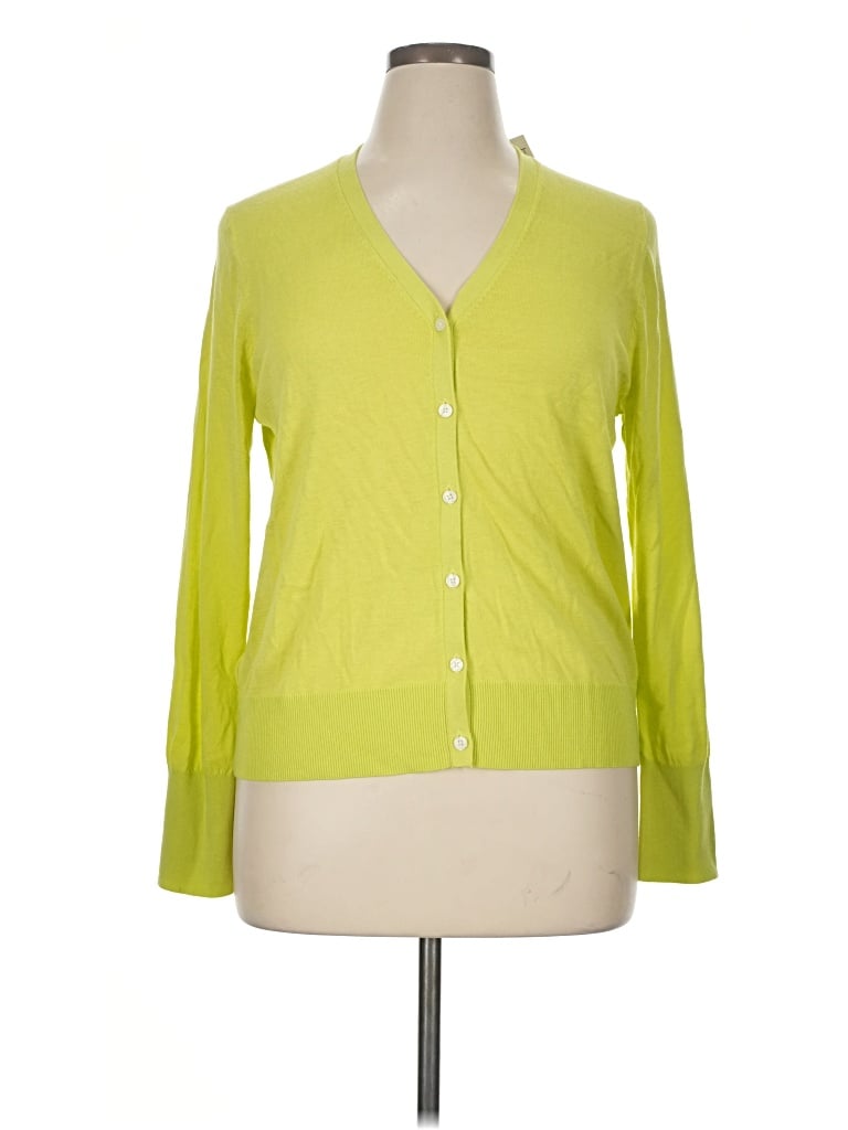 Ann Taylor Loft Cardigan Sweater In Green