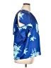 Liz Claiborne 100% Polyester Blue Short Sleeve Blouse Size XL - photo 4