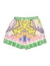 Her.. Bottari 100% Polyester Graphic Green Shorts Size M - photo 2