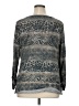 Kim Rogers Animal Print Gray Pullover Sweater Size XL - photo 2
