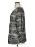 Kim Rogers Animal Print Gray Pullover Sweater Size XL - photo 5