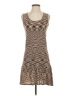 Unbranded Chevron-herringbone Brown Casual Dress Size S (estimated) - photo 1