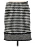 Etcetera Houndstooth Gray Casual Skirt Size 6 - photo 1
