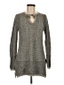 Eight Eight Eight Chevron-herringbone Gray Pullover Sweater Size M - photo 1