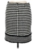 Etcetera Houndstooth Gray Casual Skirt Size 6 - photo 2