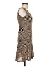 Unbranded Chevron-herringbone Brown Casual Dress Size S (estimated) - photo 4