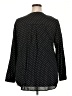 Old Navy Polka Dots Black Long Sleeve Blouse Size XXL - photo 2