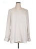 CAbi 100% Polyester Ivory Long Sleeve Blouse Size XL - photo 1