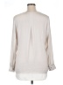 CAbi 100% Polyester Ivory Long Sleeve Blouse Size XL - photo 2