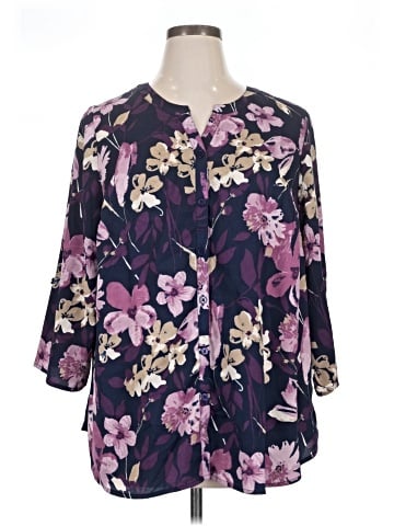 Catherines 3/4 Sleeve Blouse (view 1)