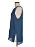 Assorted Brands 100% Polyester Blue Sleeveless Blouse Size M (estimated) - photo 5
