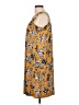 Robert Louis Print Yellow Casual Dress Size L - photo 5
