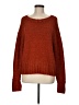 Point Sur Solid Orange Pullover Sweater Size M - photo 1