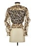 Francesca's 100% Polyester Gold 3/4 Sleeve Blouse Size XS - photo 2