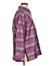 Napa Valley Plaid Purple Long Sleeve Button-Down Shirt Size L - photo 4