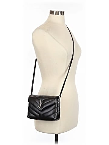 Yves Saint Laurent Leather Toy LouLou Crossbody Bag (view 2)