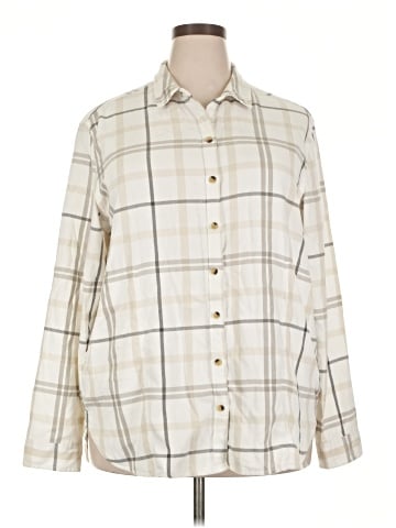 Jachs Girlfriend Long Sleeve Button-Down Shirt (view 1)