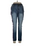Project Runway Stripes Blue Jeans Size 12 - photo 1